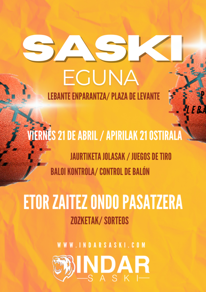 saskibaloiko jolasak eta erronkak antolatuko ditugu